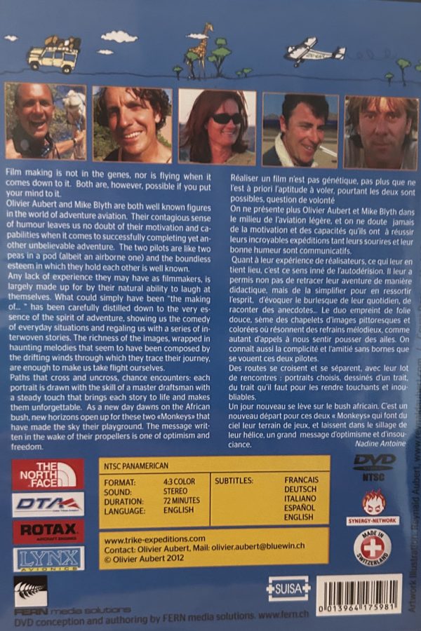 DVD - MONKEYS IN THE SKY- Olivier Aubert & Mike Blyth – Image 3